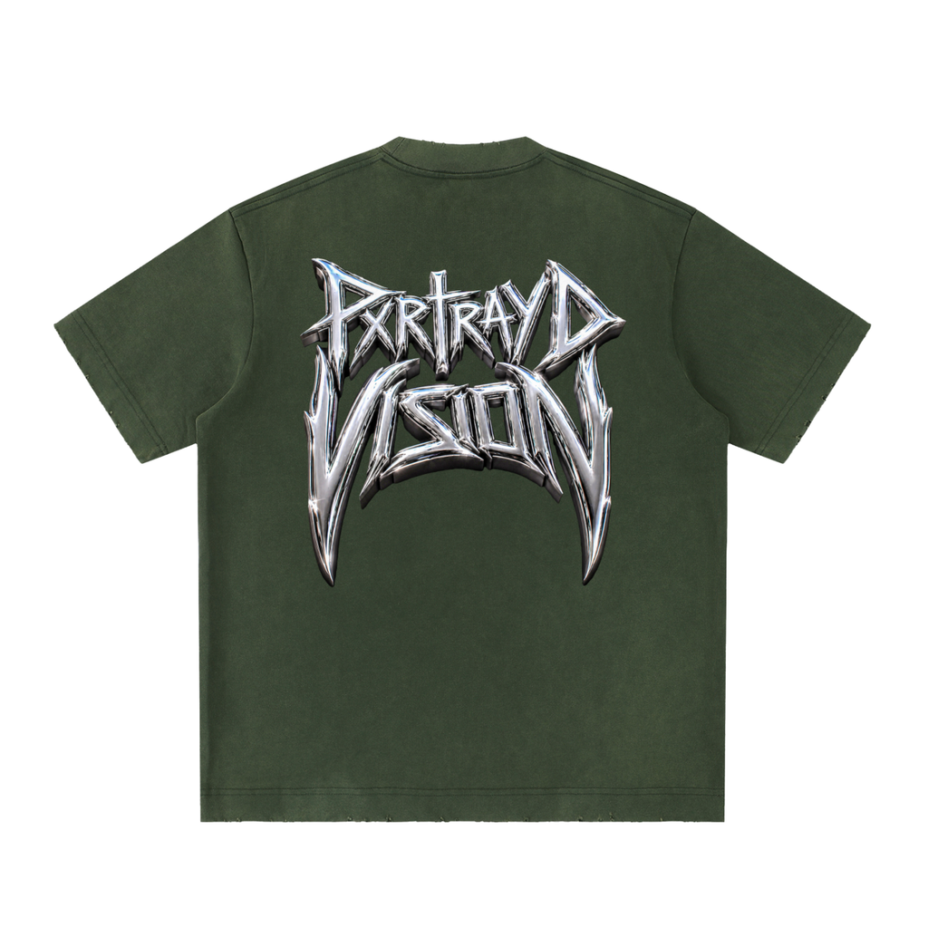 Chrome Frayed T-Shirt