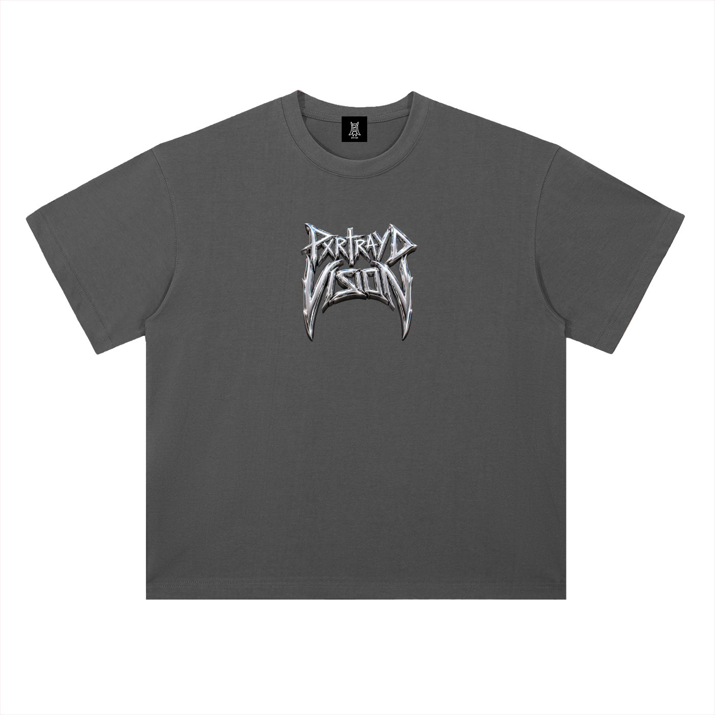 Chrome Drop Shoulder Cotton T-Shirt