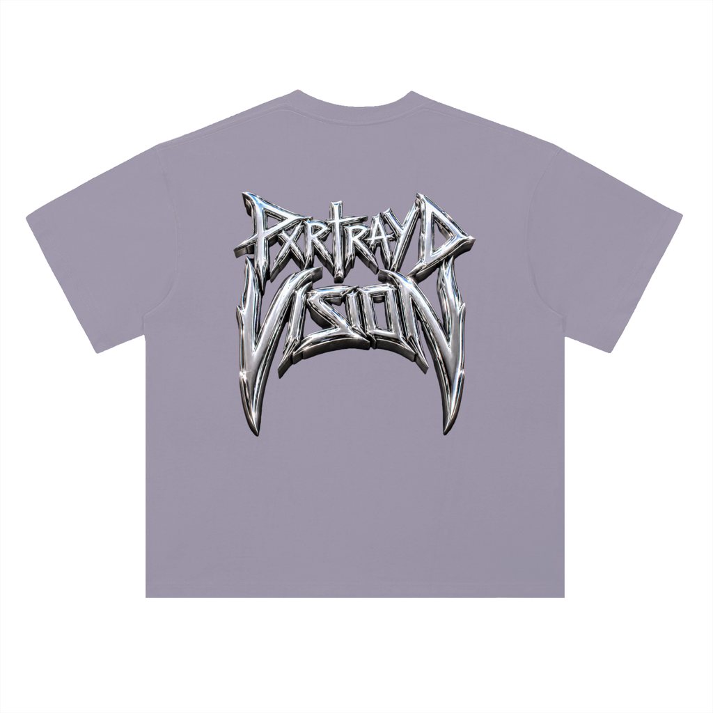 Chrome Drop Shoulder Cotton T-Shirt