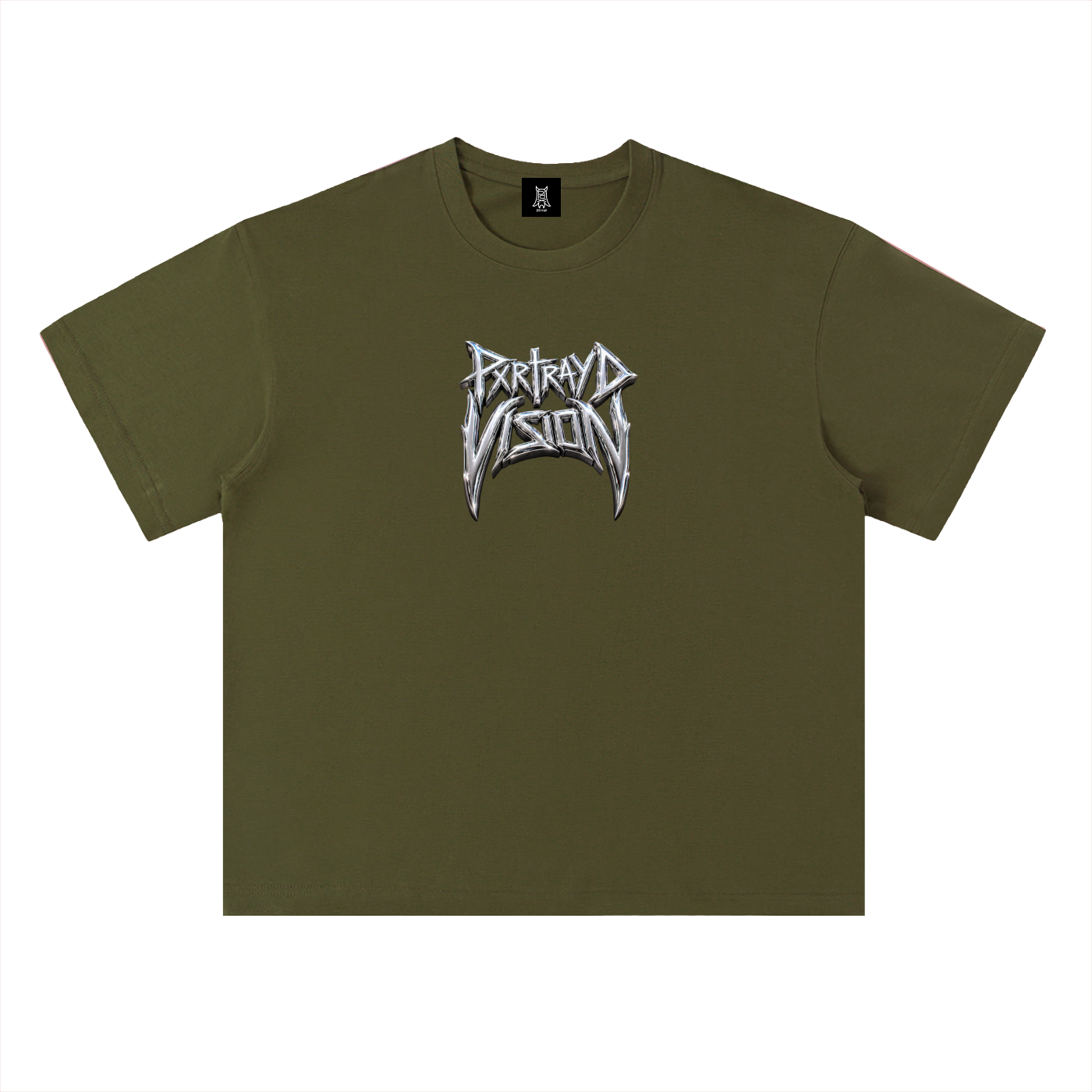 Chrome Drop Shoulder Cotton T-Shirt