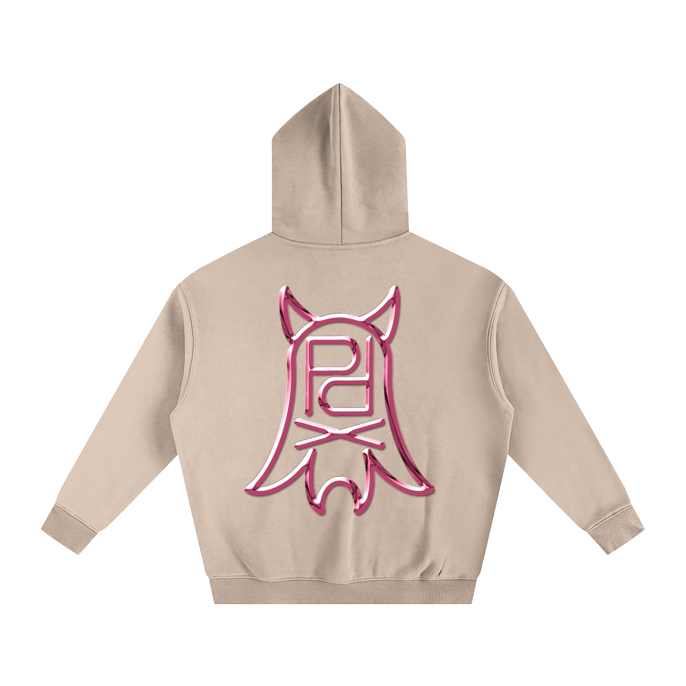 Chrome (Pink) Fleeced Hoodie