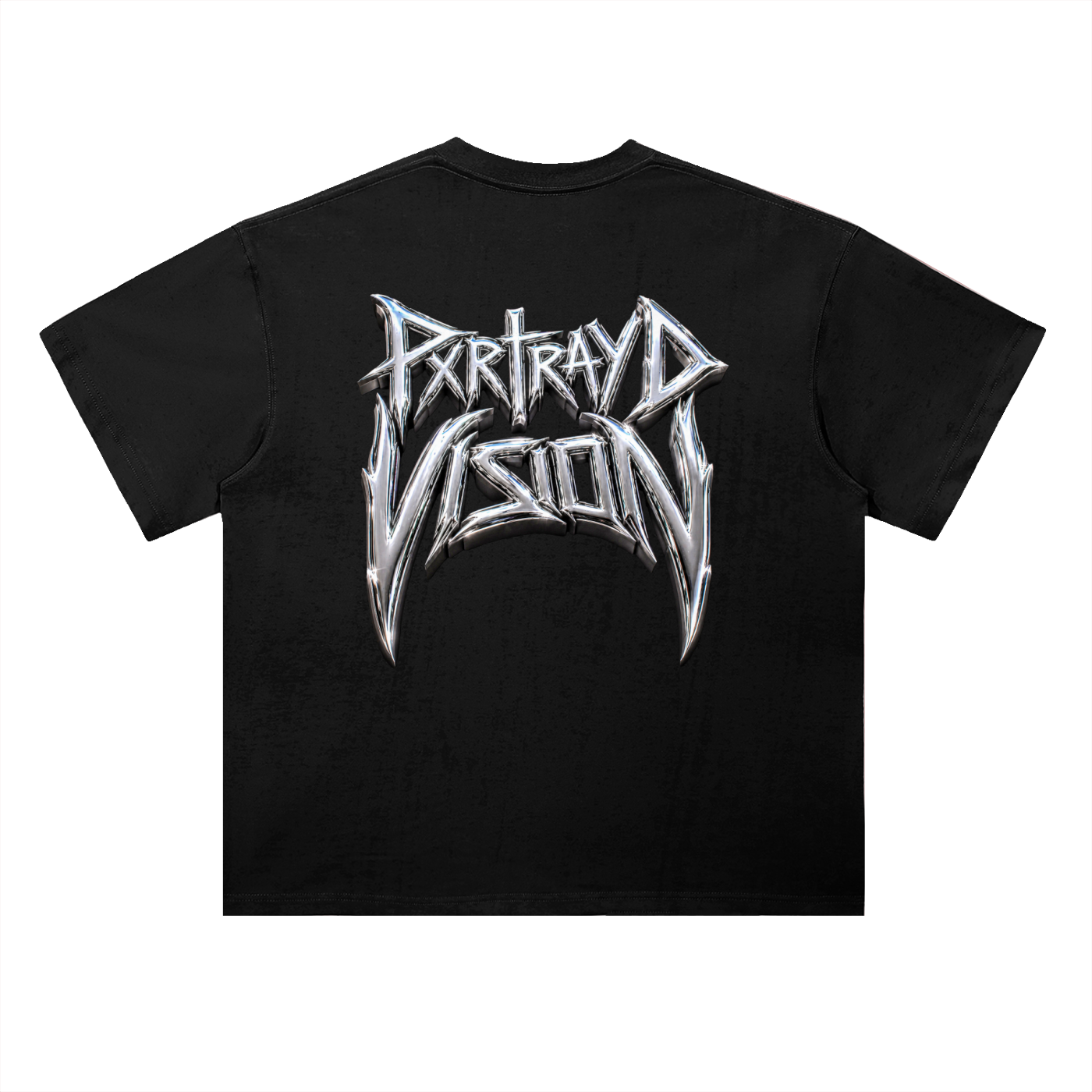 Chrome Drop Shoulder Cotton T-Shirt