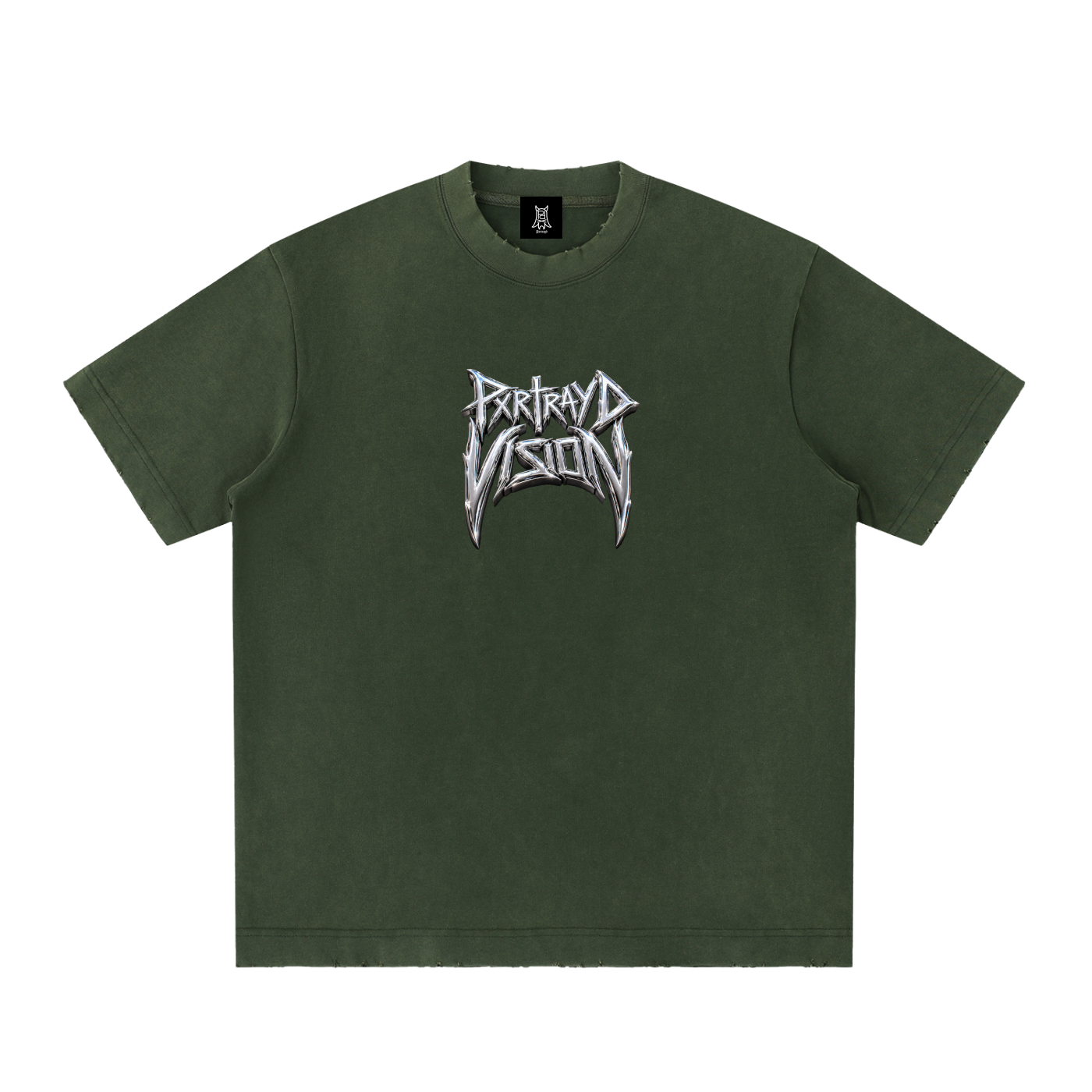Chrome Frayed T-Shirt
