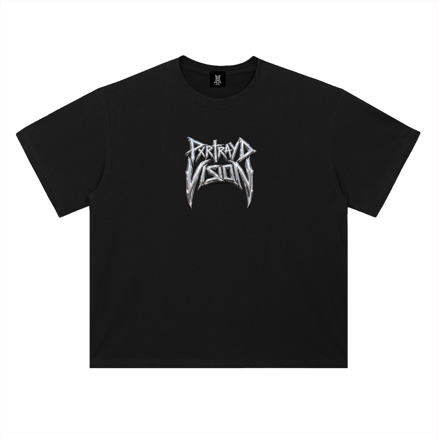 Chrome Drop Shoulder Cotton T-Shirt