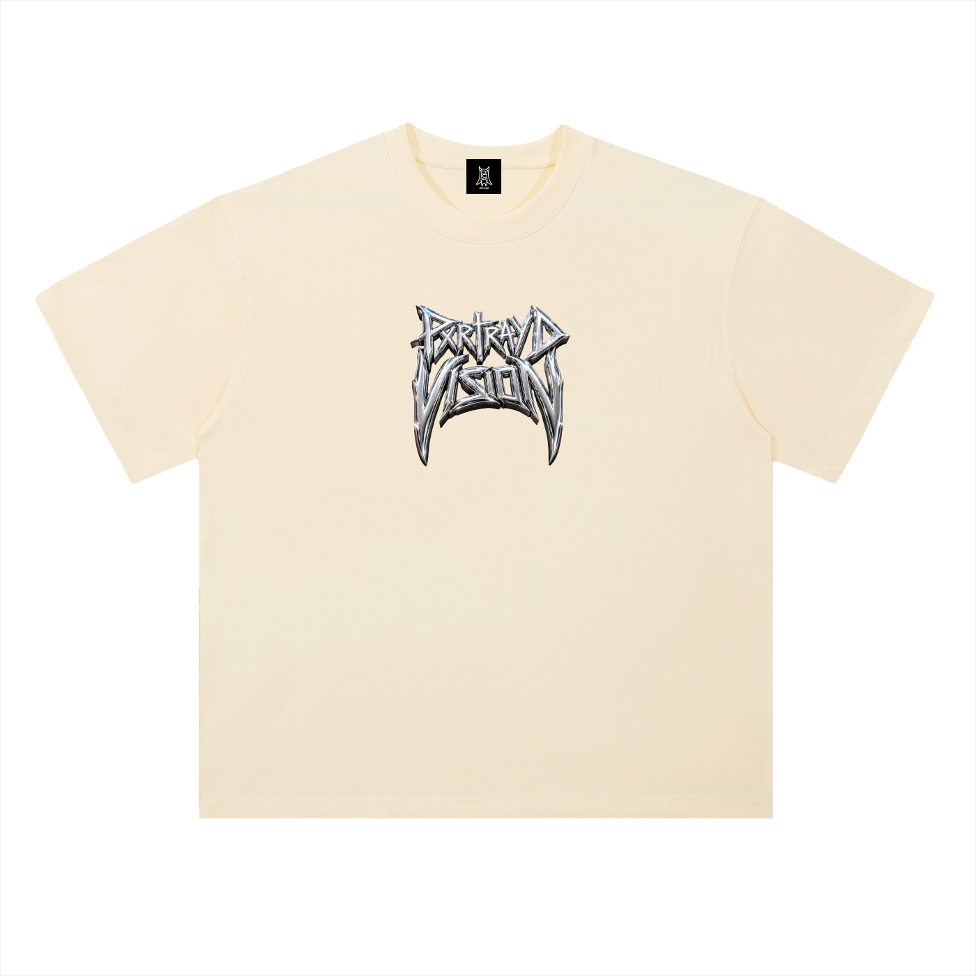 Chrome Drop Shoulder Cotton T-Shirt