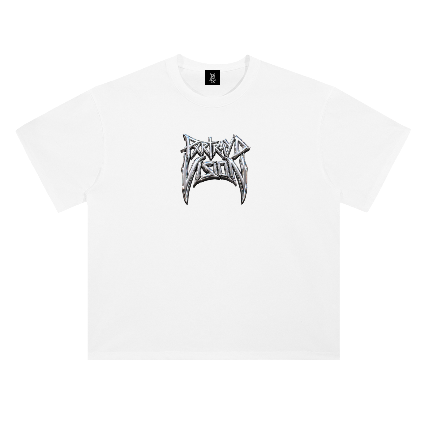 Chrome Drop Shoulder Cotton T-Shirt