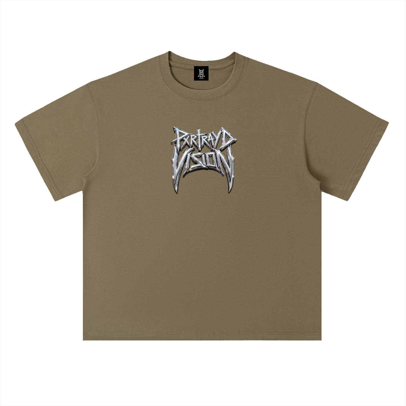 Chrome Drop Shoulder Cotton T-Shirt