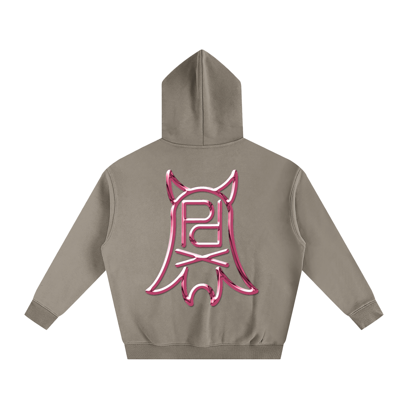 Chrome (Pink) Fleeced Hoodie