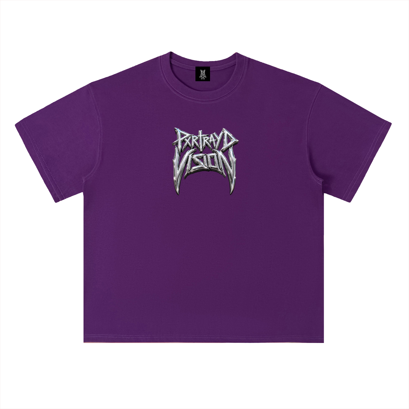 Chrome Drop Shoulder Cotton T-Shirt