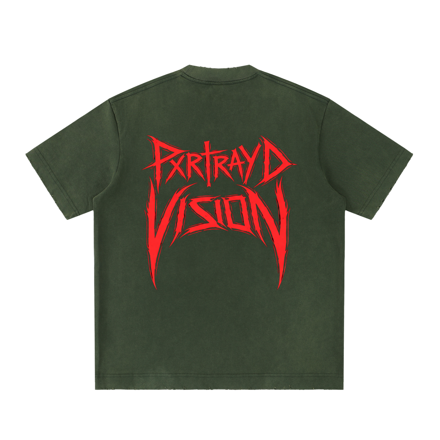 Pxrtrayd Vision Frayed T-Shirt